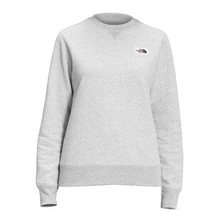 The North Face Women's Heritage Patch Crew Light Grey Heather