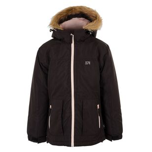 37 Degrees South Youth Mimi Snow Jacket Black & Pink Clay