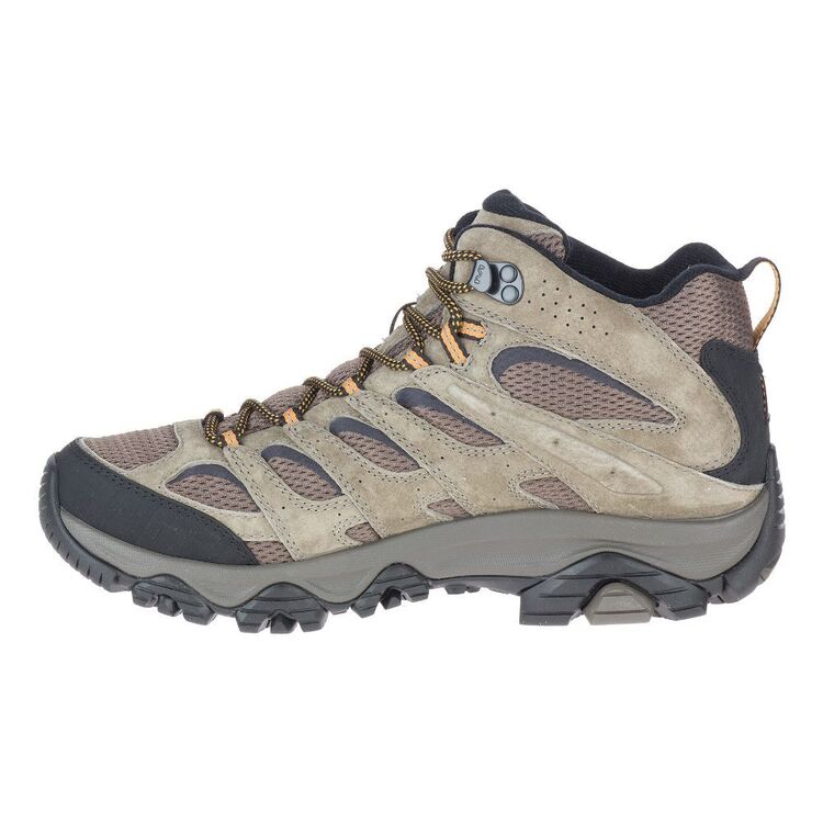 Merrell Men's Moab 3 Gore-Tex Wide Fit Mid Hiking Boots Walnut 10.5