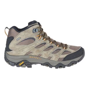 Merrell Men's Moab 3 Gore-Tex Wide Fit Mid Hiking Boots Walnut
