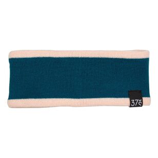 37 Degrees South Youth Emma Headband Marine Teal & Pink Clay One Size