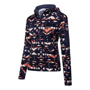 Columbia Women's Sweater Weather Hood Pullover Nocturnal Rocky