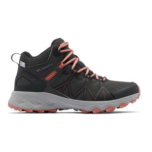 Columbia Women's Peakfreak II Outdry Waterproof Mid Hiking Boots Dark Grey & Dark Coral