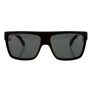 Carve Onyx Sunglasses Matt Black & Grey Polarised One Size Fits Most