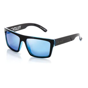 Carve Volley Sunglasses Gloss Black Blue & Polar Blue Iridium