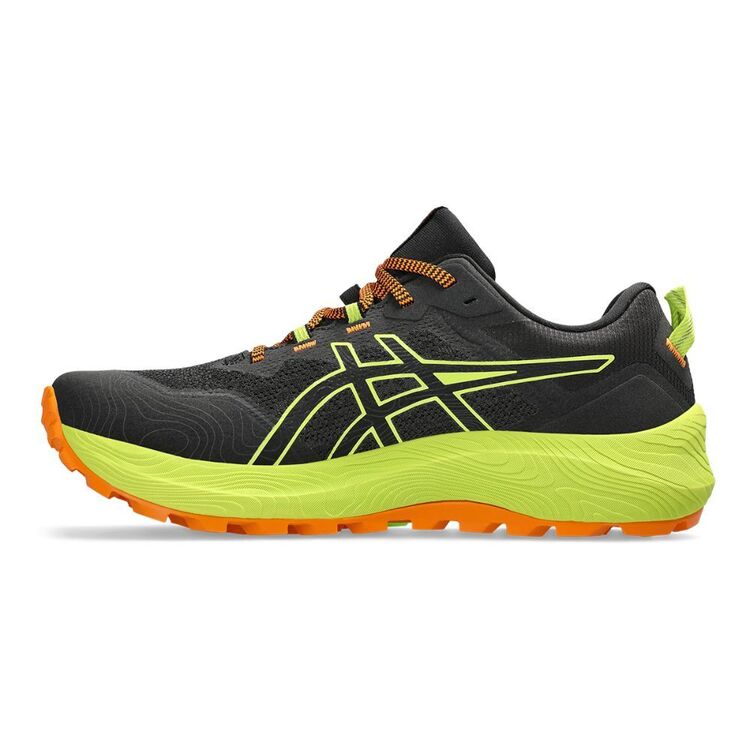 ASICS Men's Gel Trabuco 11 Trail Shoes Black/Neon Lime