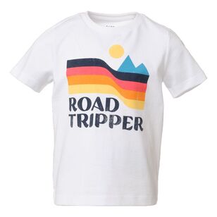 Cape Kids Boy's Road Tripper Tee Vanilla