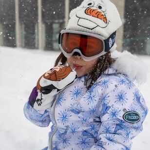 Disney Frozen Girl's Snow Jacket Snowflake