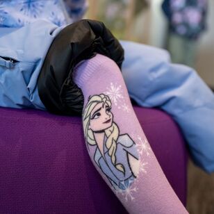 Disney Frozen Kids Magic Socks Lilac