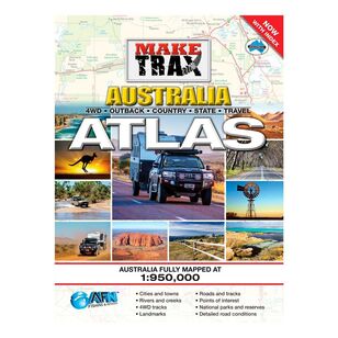 Make Trax Australian Maxi Atlas With Index White