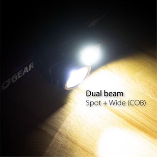 Life + Gear 650 Lumen Rechargeable Hybrid Headlamp Multicoloured 650 Lumens