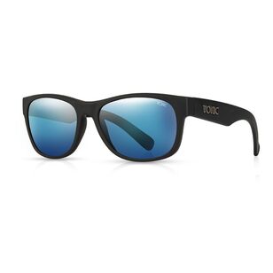 Tonic Wave Sunglasses Matte Black & Mirror Blue