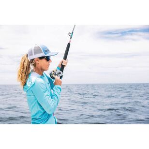 Nomad Women's Hooded Technical Fishing Shirt Teal