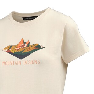 Mountain Designs Women's Whitecap Australus Short Sleeve Tee Whitecap