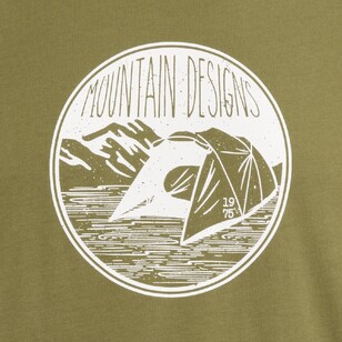 Mountain Designs Men's Green Heritage Short Sleeve Tee Olive