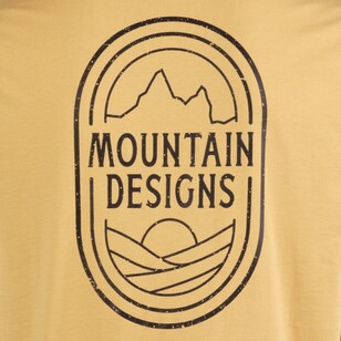 Mountain Designs Men's Yellow Heritage Short Sleeve Tee Curry
