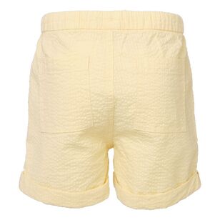 Cape Kids Girls Beach Shorts Lemon