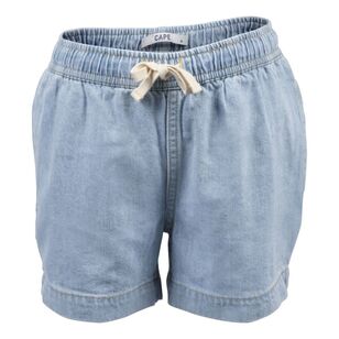Cape Girl's Chambray Shorts Blue