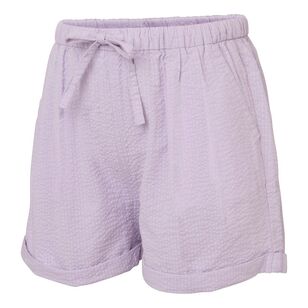 Cape Youth Girls Beach Shorts Lilac