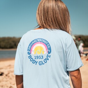 Body Glove Women's Surf Short Sleeve Tee Sky