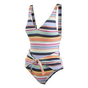 Body Glove Women's Stripe Swim Suit Multicoloured Small