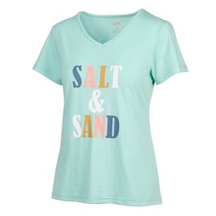 Cape Women's Salt and Sand Lacey Tee Sea
