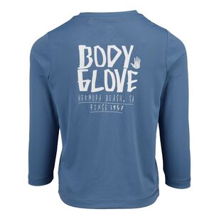 Body Glove Kids Long Sleeve Surf Tee Elemental Blue