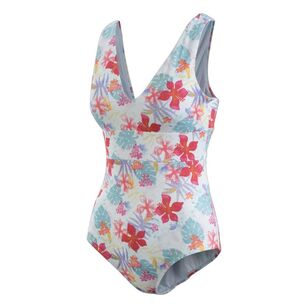Body Glove Women's Floral Wave Swim Suit Multicoloured Large