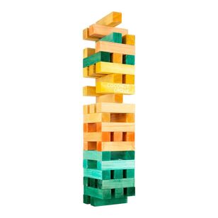 Coconut Grove Mega Jumbling Tower Tropicool Game Multicoloured