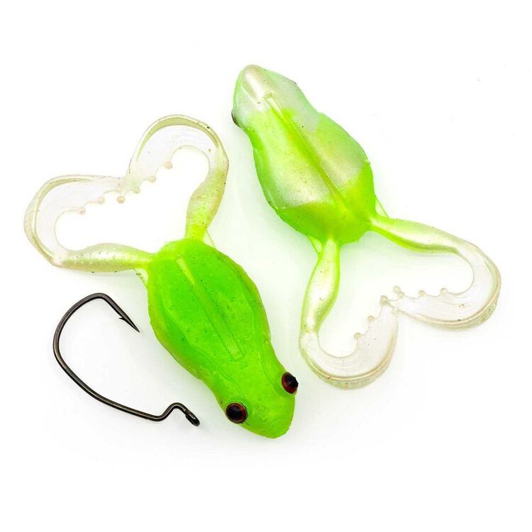 Jackall Kaera Frog Soft Plastic Flottant Leurre PW Frog Bone Jackall Kaera Frog Soft Plastic Flottant Leurre PW Frog Bone