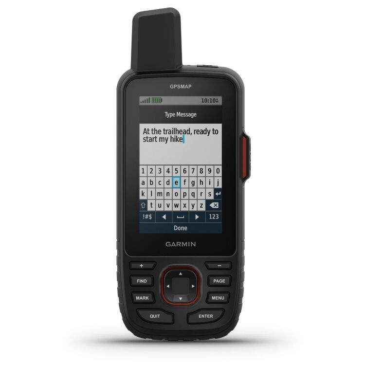 Garmin Handheld GPSMap 67i GPS Handheld and Satellite Communicator Orange & Black