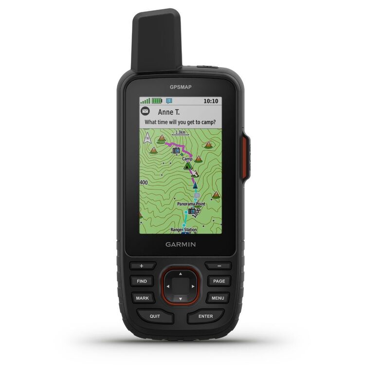 Garmin Handheld GPSMap 67i GPS Handheld and Satellite Communicator Orange & Black