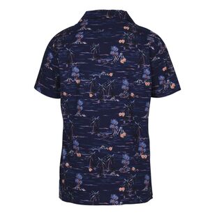 Cape Men's Hawaiian Shirt Navy