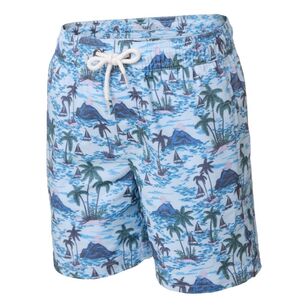 Cape Kids Boys Vintage Hawaiian Shorts Blue