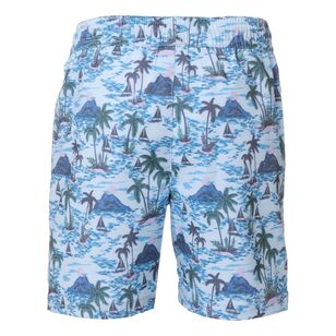Cape Kids Boys Vintage Hawaiian Shorts Blue