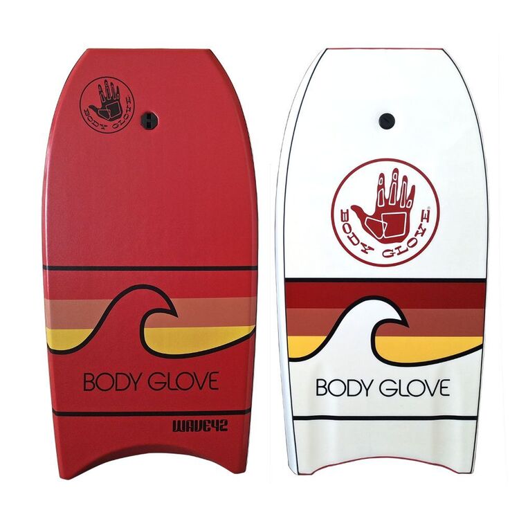 Body Glove Bodyboard Wave 42 In Red & White