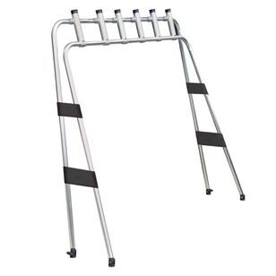 Ocean South Rocket Launcher Rod Rack Silver
