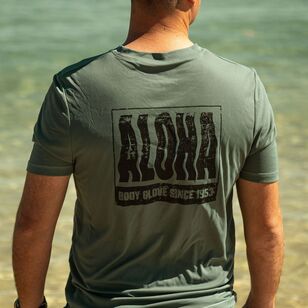 Body Glove Men's Surf Tee Rash Vest Sage Leaf