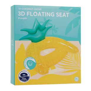 Coconut Grove 3D Tropicool Floating Seat Yellow & Green