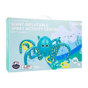 Coconut Grove Giant Oscar Octopus Inflatable Spray Activity Centre Green