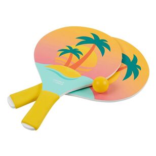 Coconut Grove Beach Paddles And Ball Set Multicoloured
