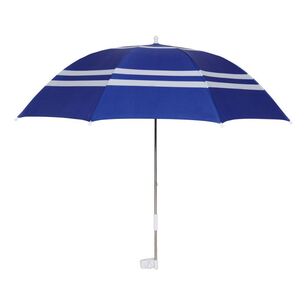 Coconut Grove Ocean Breeze Clip-on Umbrella Blue Stripe