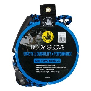Body Glove Bridle Tow Tube Rope Black & Blue