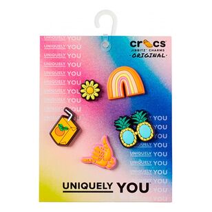 Crocs Sunshine Is Fine Jibbitz 5 Pack Multicoloured