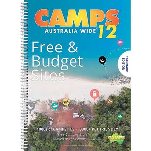 Camps 12 Australia Wide Free & Budget Camping Sites Guide Standard Edition Multicoloured A4