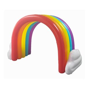We Love Summer Inflatable Rainbow Sprinkler Rainbow