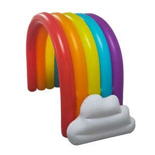 We Love Summer Inflatable Rainbow Sprinkler Rainbow