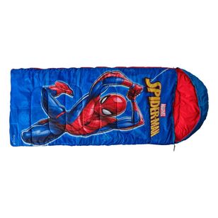Spiderman Hooded Sleeping Bag Red