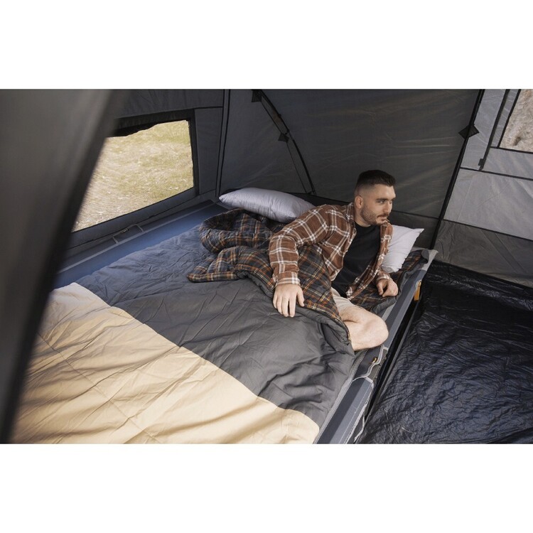 Oztrail Drover 1500 -5° Sleeping Bag Double Navy Navy