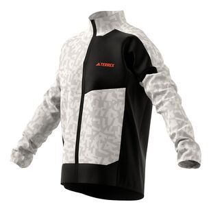 adidas Men's Trail Wind Jacket White & Grey